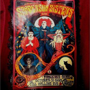 Sanderson Sisters Live Promo Graphic Sweatshirt Maroon XL